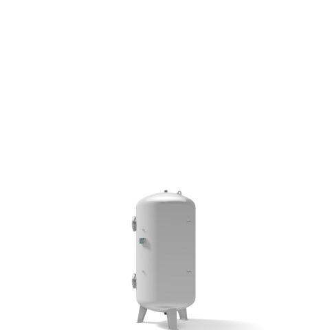 Vacuum vessel 1500 litre vertical -1 bar